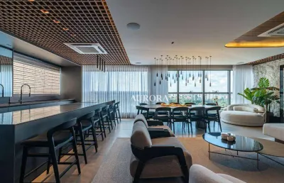 Apartamento no edifício lakeside residence com 3 dormitórios à venda, 232 m² por r$ 5.200.000 - gleba fazenda palhano - londrina/pr
