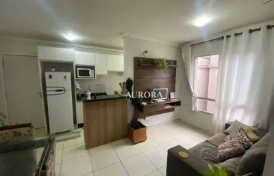 Apartamento com 2 dormitórios à venda, 46 m² por r$ 200.000,00 - conjunto habitacional santiago ii - londrina/pr