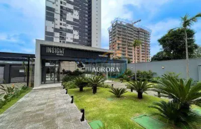 Apartamento edificio insight, com 3 dormitórios à venda, 87 m² por r$ 0 - gleba fazenda palhano - londrina/pr