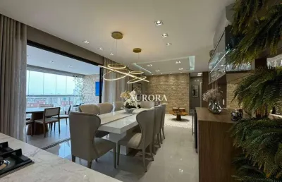 Apartamento andar alto no edifício absoluto com 3 dormitórios à venda, 167 m² por r$ 2.500.000 - gleba palhano - londrina/pr