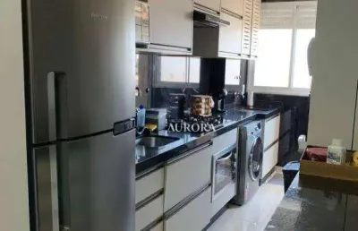 Apartamento a venda edifício sunset faria lima com 3 dormitórios à venda, 66 m² por r$ 550.000 - gleba palhano - londrina/pr