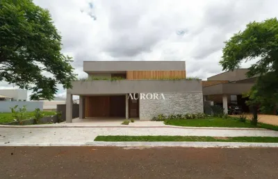 Casa à venda no condomínio sun lake, com 4 suítes,, 379 m² por r$ 4.950.000 - sun lake residence - londrina/pr