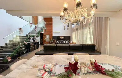 Sobrado no condomínio royal park com 4 dormitórios à venda, 433 m² por r$ 6.350.000 - esperança - londrina/pr