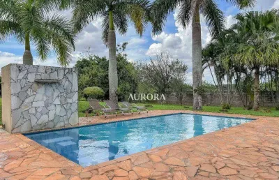 Chácara com 3 dormitórios à venda, 1700 m² por r$ 1.300.000,00 - condomínio estancia cabral - cambé/pr