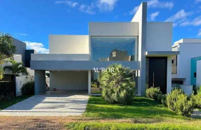 Casa no condomínio sun lake com 4 dormitórios à venda, 349 m² por r$ 3.850.000 - sun lake residence - londrina/pr