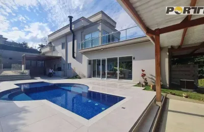 Casa com 5 suítes à venda, 500 m² por r$ 3.000.000 - condomínio represa bragança paulista - bragança paulista/sp