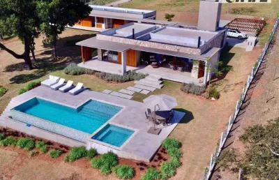 Casa com 5 suítes à venda, 500 m² por r$ 13.000.000 - recanto cachoeira - piracaia/sp