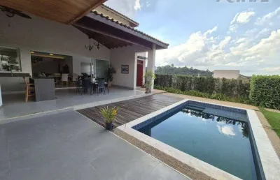 Casa com 4 suítes, 400 m² - venda por r$ 3.900.000 ou aluguel por r$ 17.235/mês - condomínio portal de bragança - bragança paulista/sp