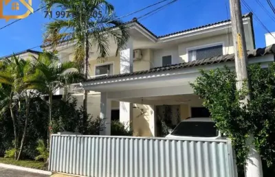 Casa em condomínio fechado com 4 quartos à venda no buraquinho, lauro de freitas , 325 m2 por r$ 1.100.000