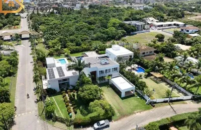 Casa em condomínio fechado com 5 quartos à venda no interlagos, camaçari , 750 m2 por r$ 4.900.000