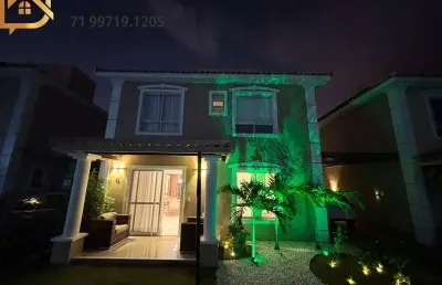 Casa em condomínio fechado com 4 quartos à venda no stella maris, salvador , 300 m2 por r$ 1.520.000