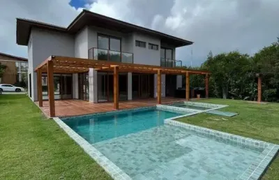 Casa em condomínio fechado com 6 quartos à venda na praia do forte, mata de são joão  por r$ 4.300.000