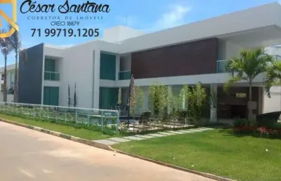 Casa alto luxo porteira fechada á venda 4/4 suítes paraíso dos lagos guarajuba.piscina. churrasqueira.