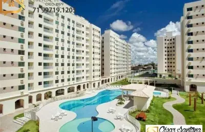 Apartamento nascente reformado a venda 3/4 sendo (01 suíte) varanda gourmet -buraquinho.condomínio fechado.piscina, churrasqueira.vita morada clube