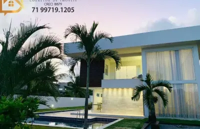Casa em condomínio fechado com 4 quartos à venda no Abrantes, Camaçari 