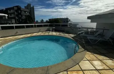 Excelente cobertura duplex nascente á venda com ampla piscina privativa no rio vermelho - salvador- morro do conselho. vista mar
