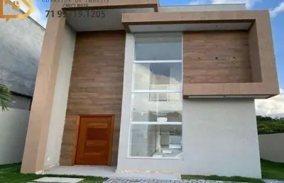 Casa em condomínio fechado com 4 quartos à venda no abrantes, camaçari , 180 m2 por r$ 997.500