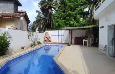 Casa em condomínio fechado com 5 quartos para alugar no buraquinho, lauro de freitas , 475 m2 por r$ 13.000