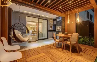 Casa em condomínio fechado com 3 quartos à venda no patamares, salvador , 138 m2 por r$ 1.260.000