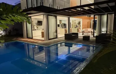 Casa no  alphaville ln1 nascente 4/4 suítes em abrantes