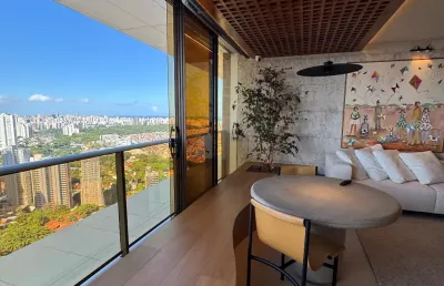 Apartamento alto luxo horto parque barcelona -  florestal - salvador