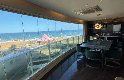 Excelente apartamento porteira fechada vista mar no hemisphere 360