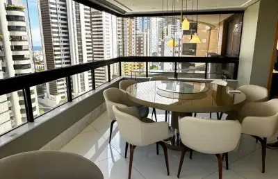 Apartamento super luxo 4/4 suítes no candeal salvador