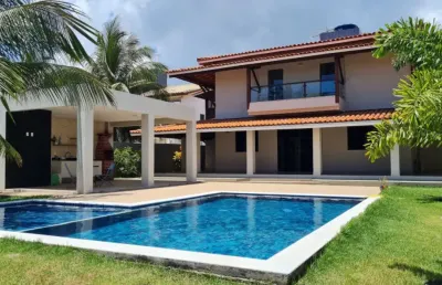 Excelente casa para venda com 5/4 suítes em busca vida
