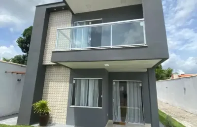 Casa finamente decorada e mobiliada para locação em camaçari com piscina