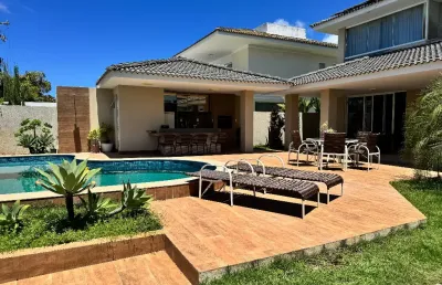 Excelente casa mobiliada com energia solar na priscila dutra 4/4 suítes