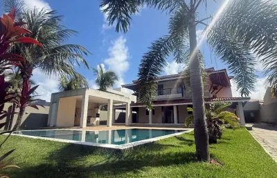 Casa nascente com 4 suítes + home office no condomínio recanto de busca vida