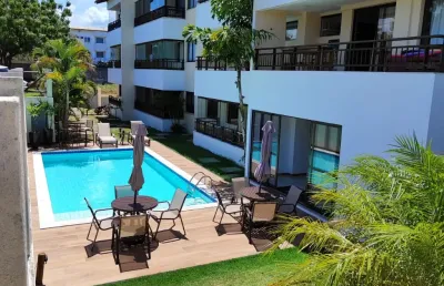 Excelente apartamento térreo no condomínio jardins stella maris