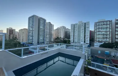 Cobertura triplex porteira fechada 4/4 na pituba para venda