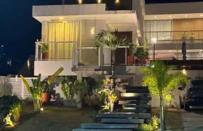 Casa no alphaville litoral norte 3 porteira fechada para venda