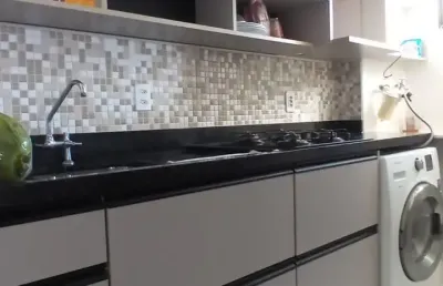 Apartamento nascente 2/4 suíte com varanda em lauro de freitas