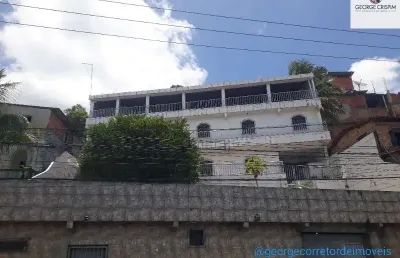 Casa cobertura vista mar em sobrado com 3 pavimentos seis quartos, dois suíte, salas, varandas para vender afrânio peixoto praia grande suburbana ssa