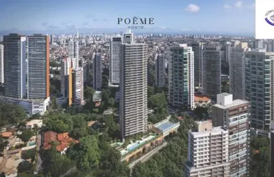 Edificio poéme horto um lançamento moura dubeux no horto florestal em salvador com 4 suítes de 203,91 m² de pura privacidade e inspiração