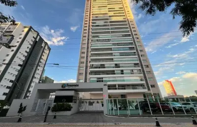 Oportunidade de venda no seasons residence aquarius medindo 126 m² dividido em 3 suítes, decorado, andar alto, norte sul duas vagas na pituba aquarius