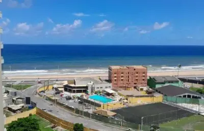 Apartamento 2/4 suite com 89 m², podendo ser 3, nascente, mobiliado, andar alto, varanda no evolution ecologic residence vender armação salvador
