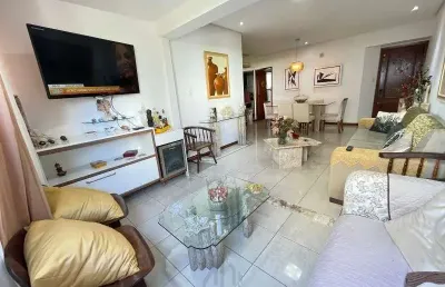 Apartamento 3/4 com 109 m² sala ampla, varanda integrada vender no edifício cidade jardim candeal