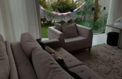 Casa duplex nova mobiliada medindo 260 m² em terreno com 455 m² divido em 5 suítes climatizadas no reserva sauípe mata de são joão vender ou alugar