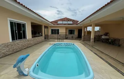 Casa em araruama com piscina - 2 quartos ( 1 suíte ) r$ 455.000,00 - condomínio alpha beach