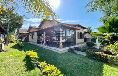 Casa em condomínio fechado - 4 quartos e 1080m² de área - praia seca / araruama