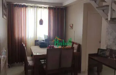 Apartamento duplex com 2 dormitórios à venda, 122 m² por r$ 350.000,00 - vila urupês - suzano/sp