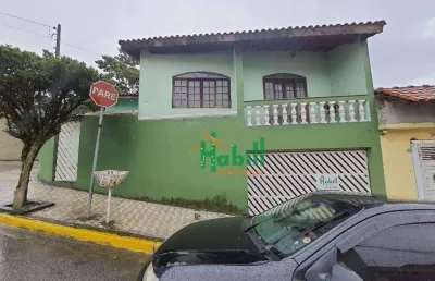 Sobrado com 3 dormitórios para alugar, 150 m² por r$ 2.500,00/mês - jardim vitória - suzano/sp