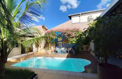 Casa com 4 dormitórios à venda, 243 m² por r$ 1.000.000,00 - jardim do lago - uberaba/mg