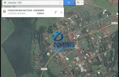 Área à venda, 5000 m² por r$ 600.000,00 - recanto das flores - uberaba/mg