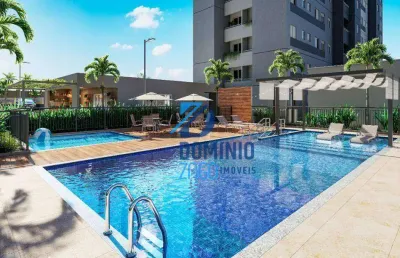 Apartamento com 2 dormitórios à venda, 52 m² por r$ 130.000,00 - jardim do lago - uberaba/mg