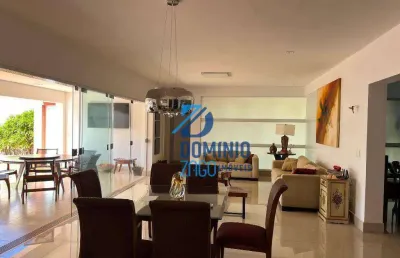 Casa com 4 dormitórios à venda, 417 m² por r$ 4.500.000,00 - flamboyant residencial park - uberaba/mg
