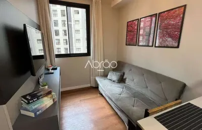 Apartamento mobiliado de 1 quarto para alugar no princess curitiba - centro, 30 m² | ref. 458